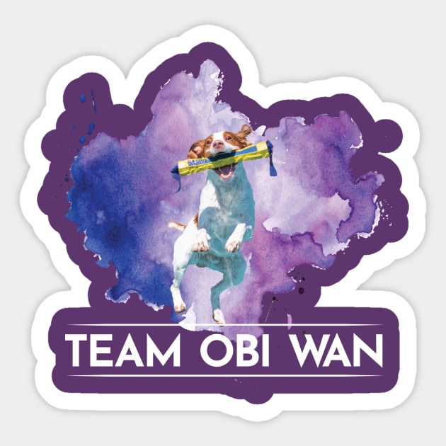 Team Obi Wan (Dock Diving) Sticker by BrittanySports